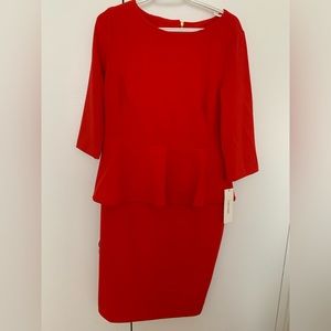 Calvin Klein Red dress New with tags size 12